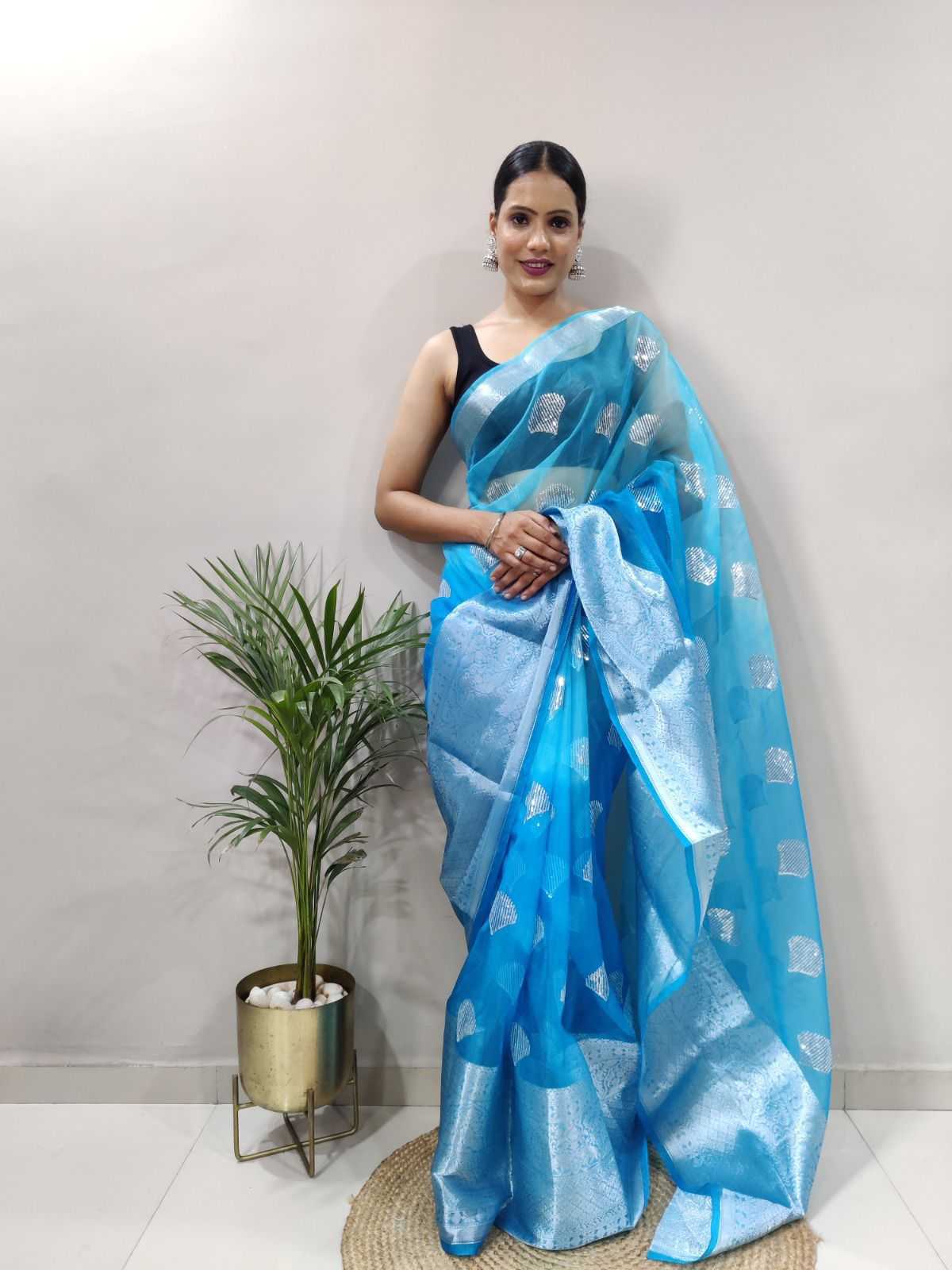 BLUE SAREES