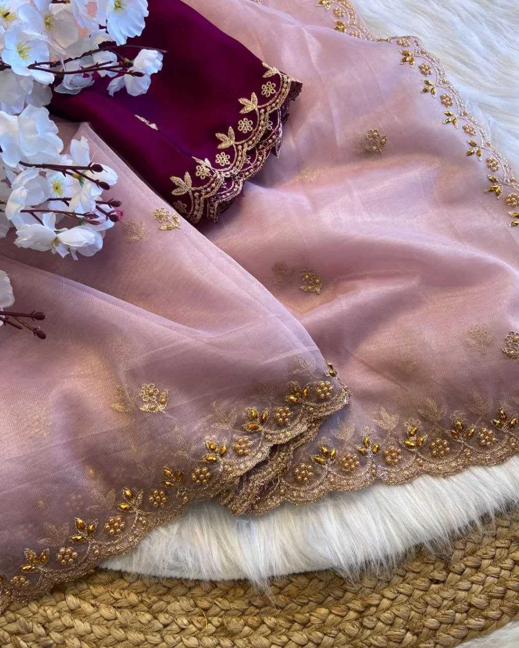 ORGANZA SAREES