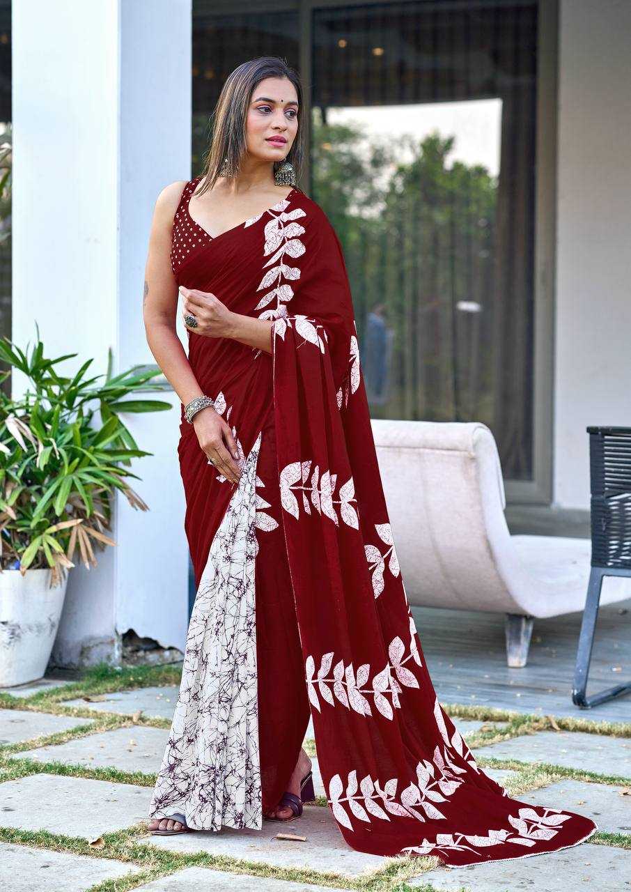 PRINTED COTTON SAREE