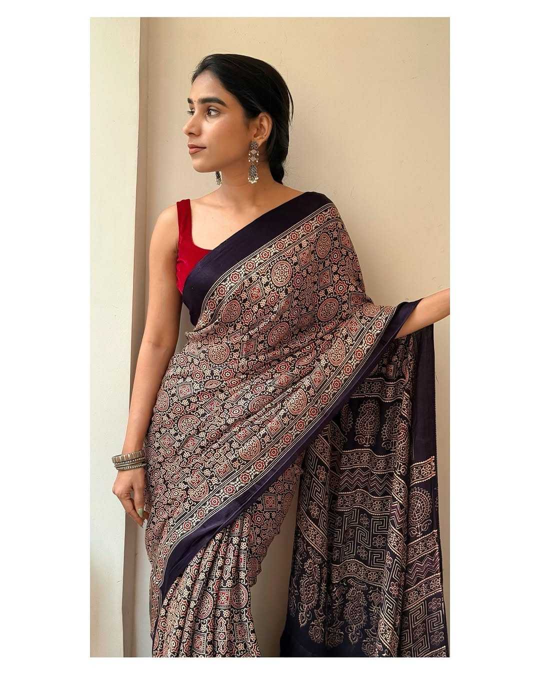 HAND PRINTED SAREE