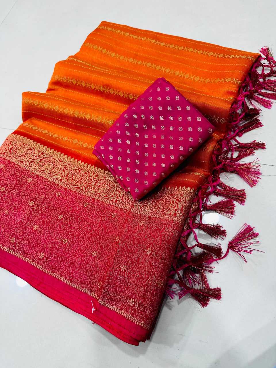 ORANGE SAREES