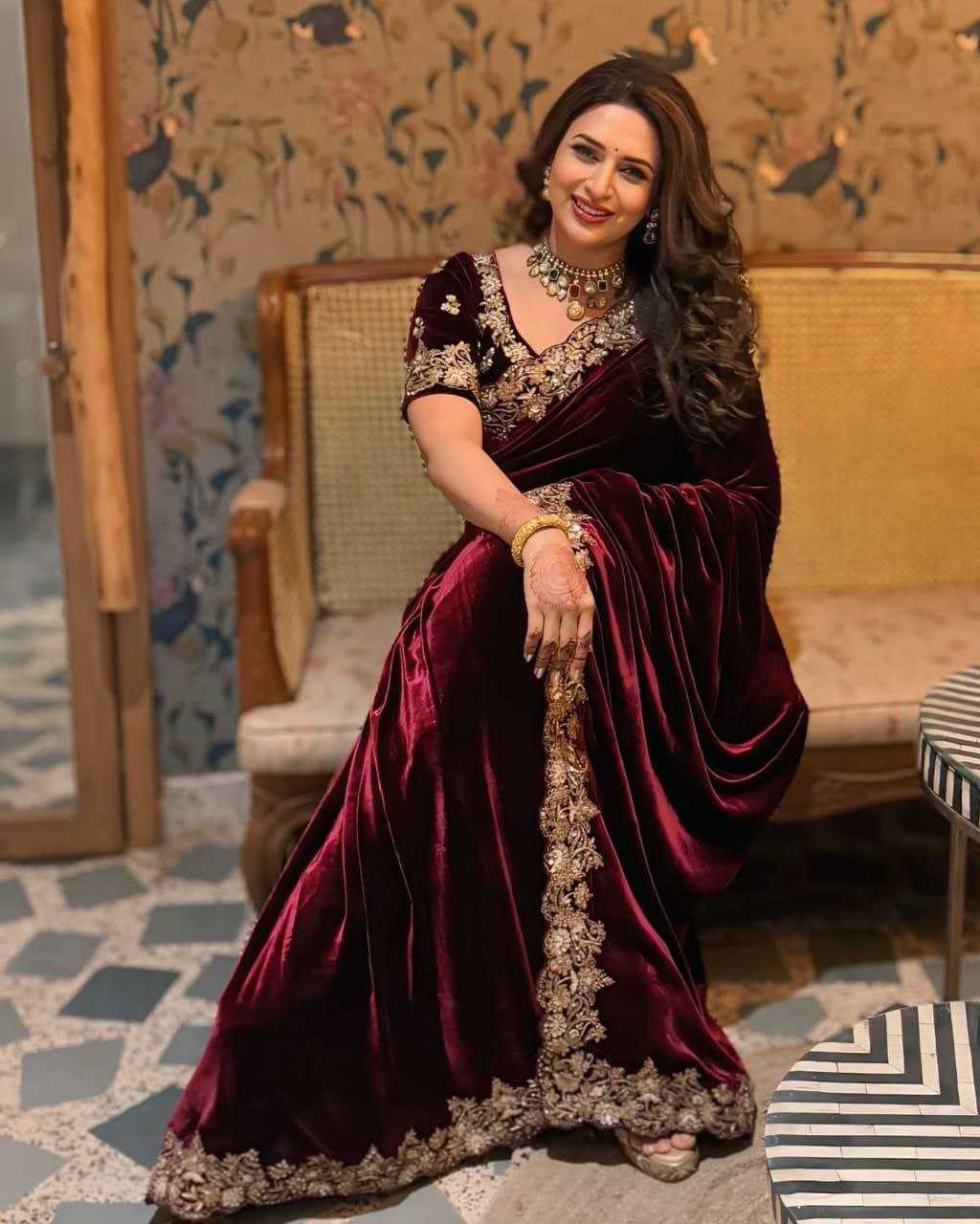 VELVET SAREES