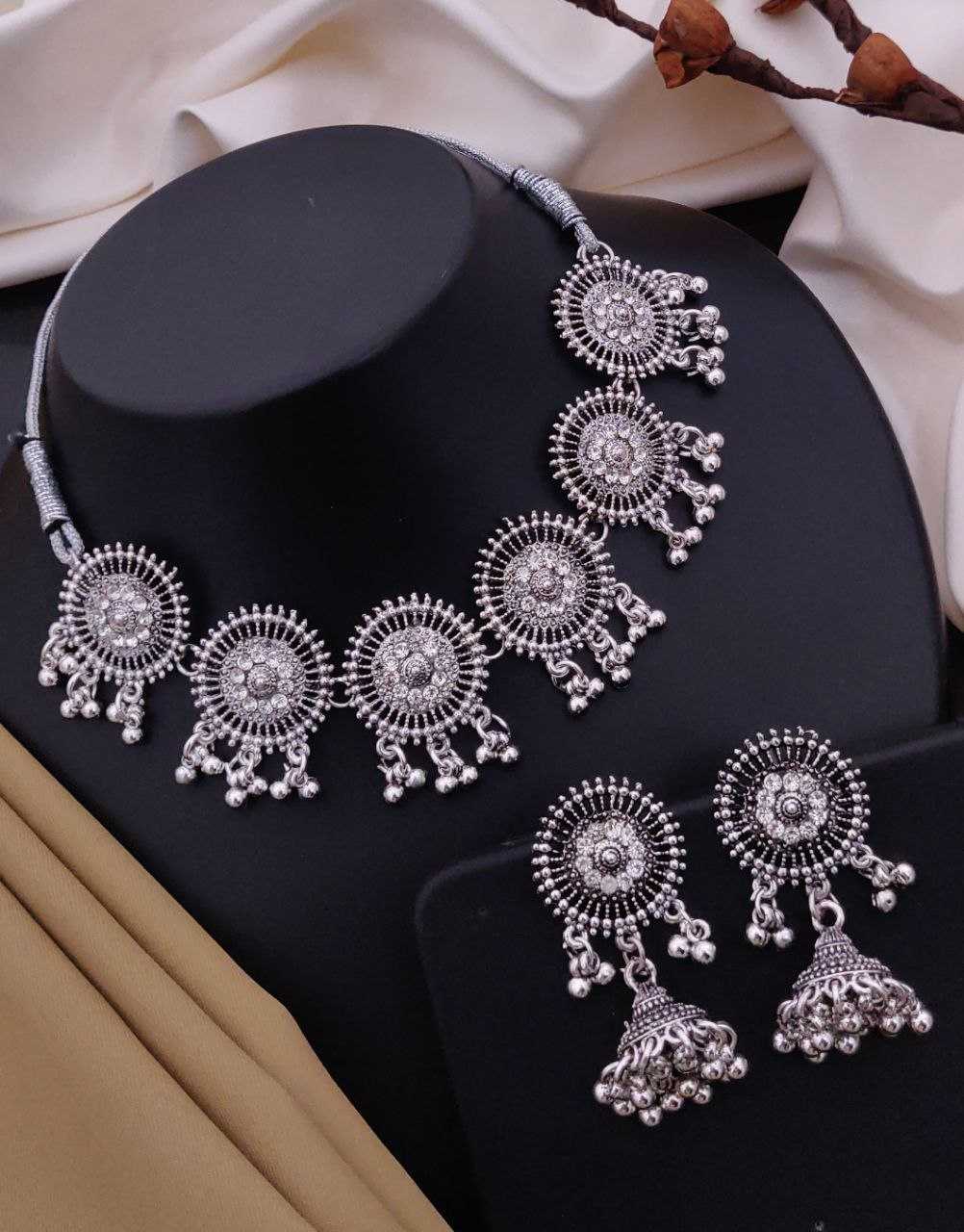 OXIDIZED JEWELLERY SET