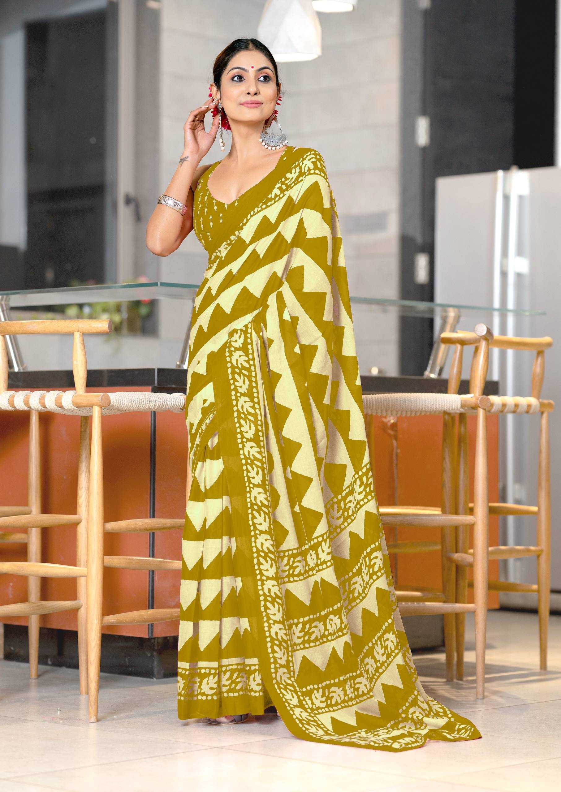 PRINTED COTTON SAREE