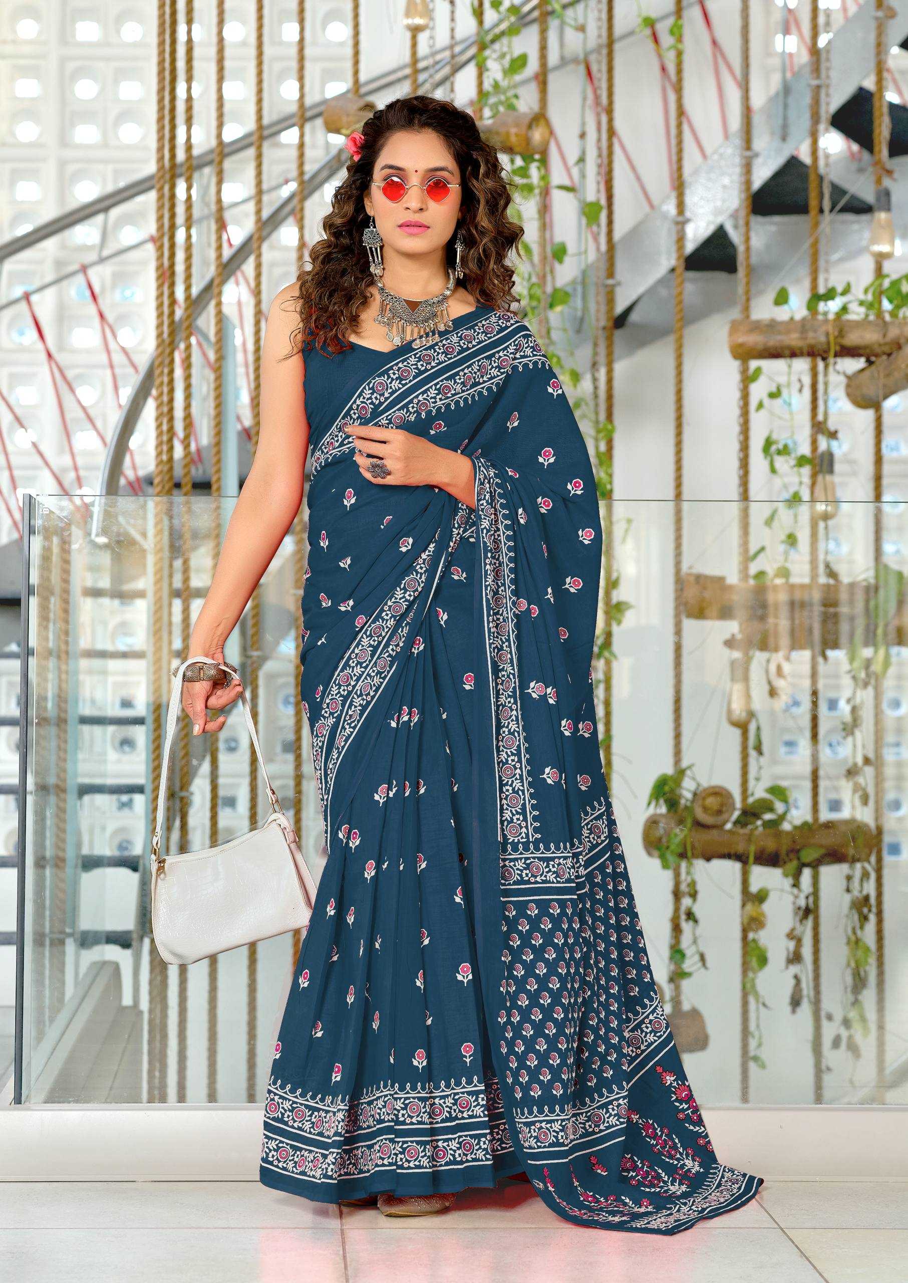 COTTON LINEN SAREES