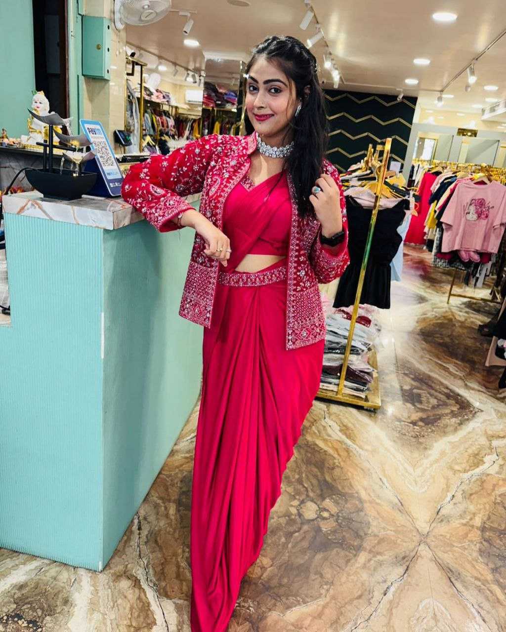 SAREE WITH JACKET