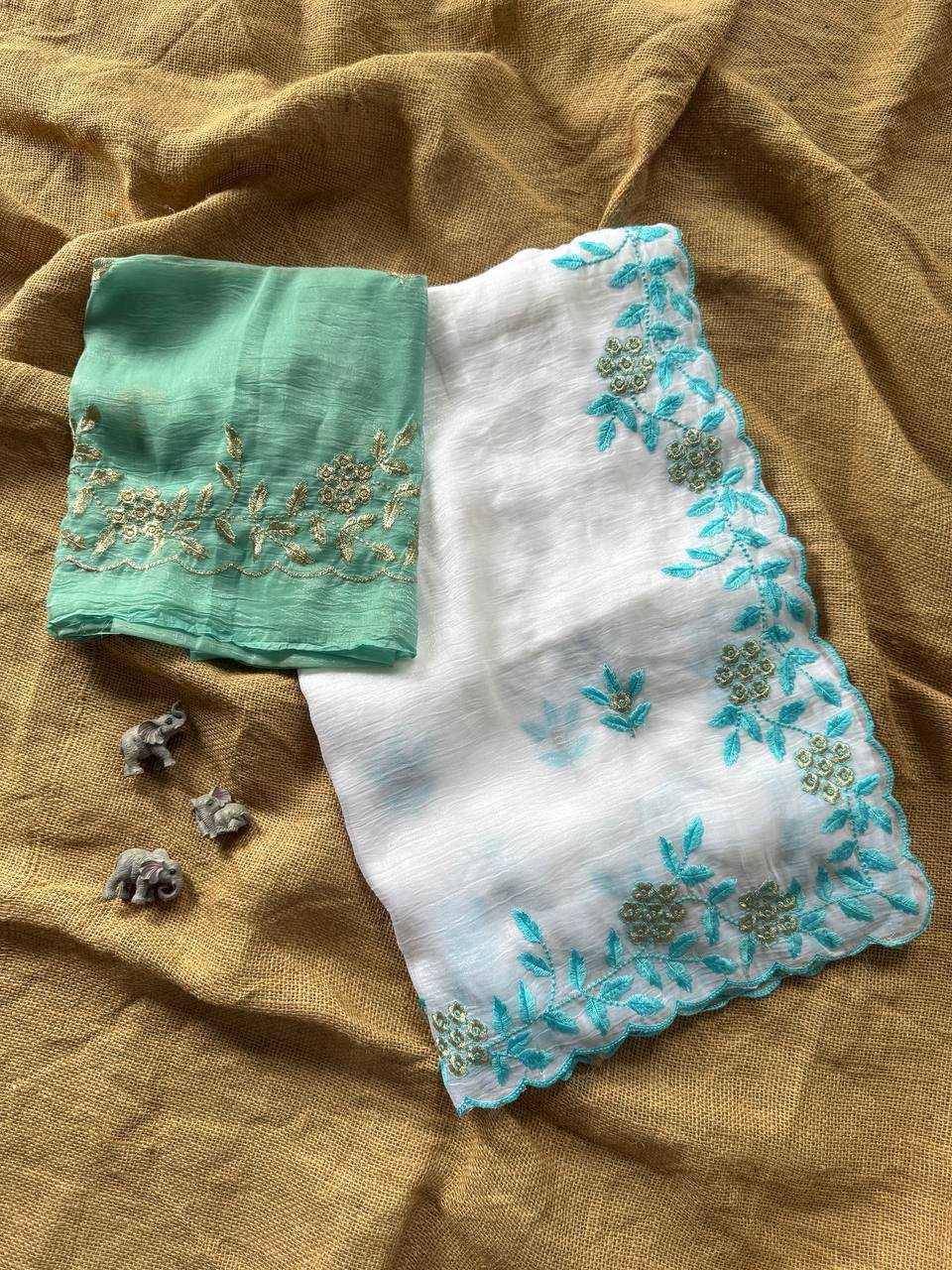 WHITE SAREES