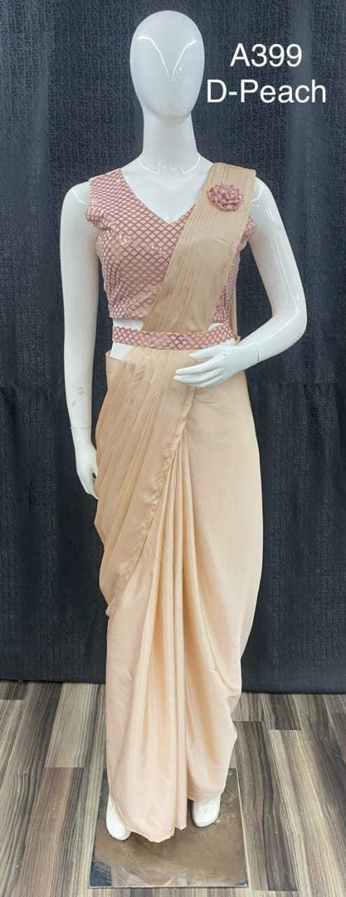 SAREE WITH BELT