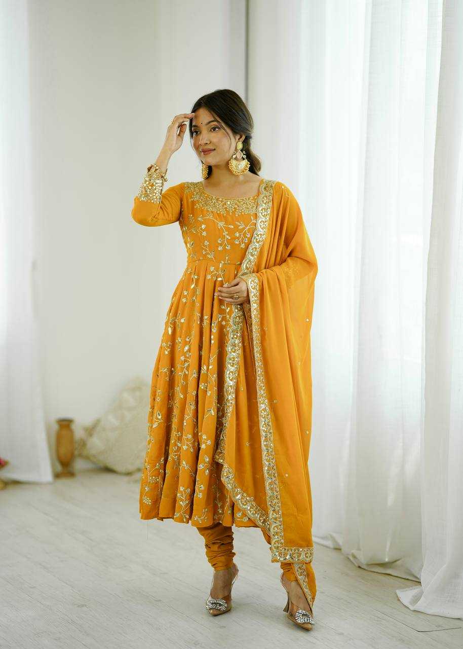 EMBROIDERED GOWN