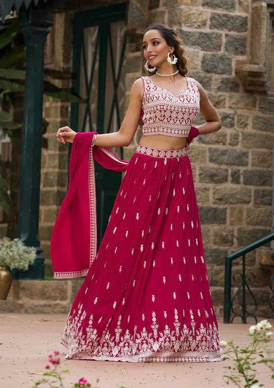 THREAD WORK LEHENGA