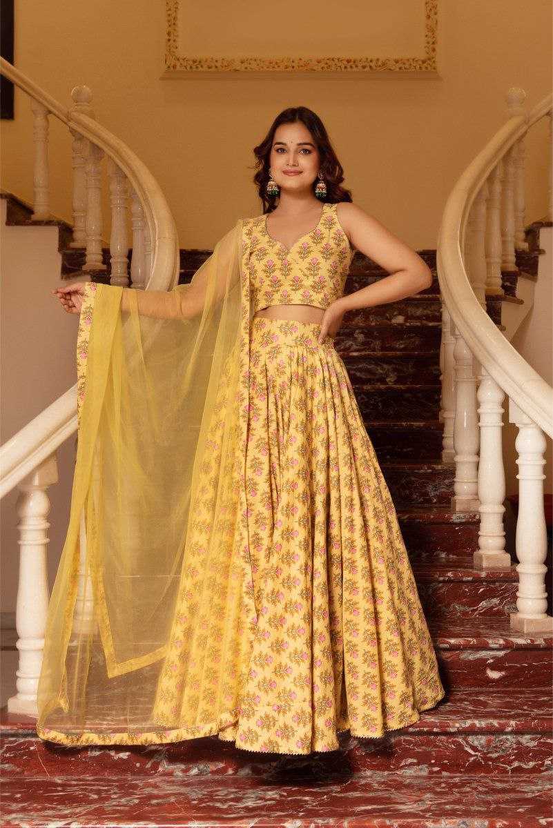 LEHENGA FOR HALDI