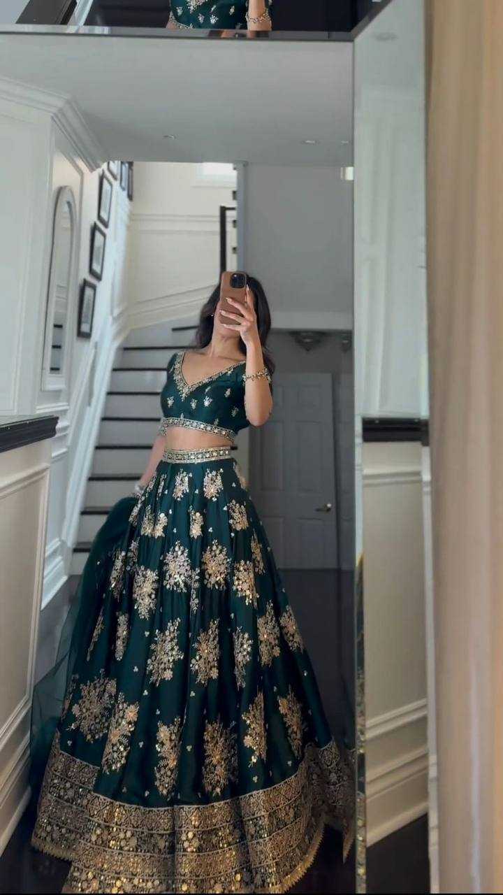 SATIN LEHENGA