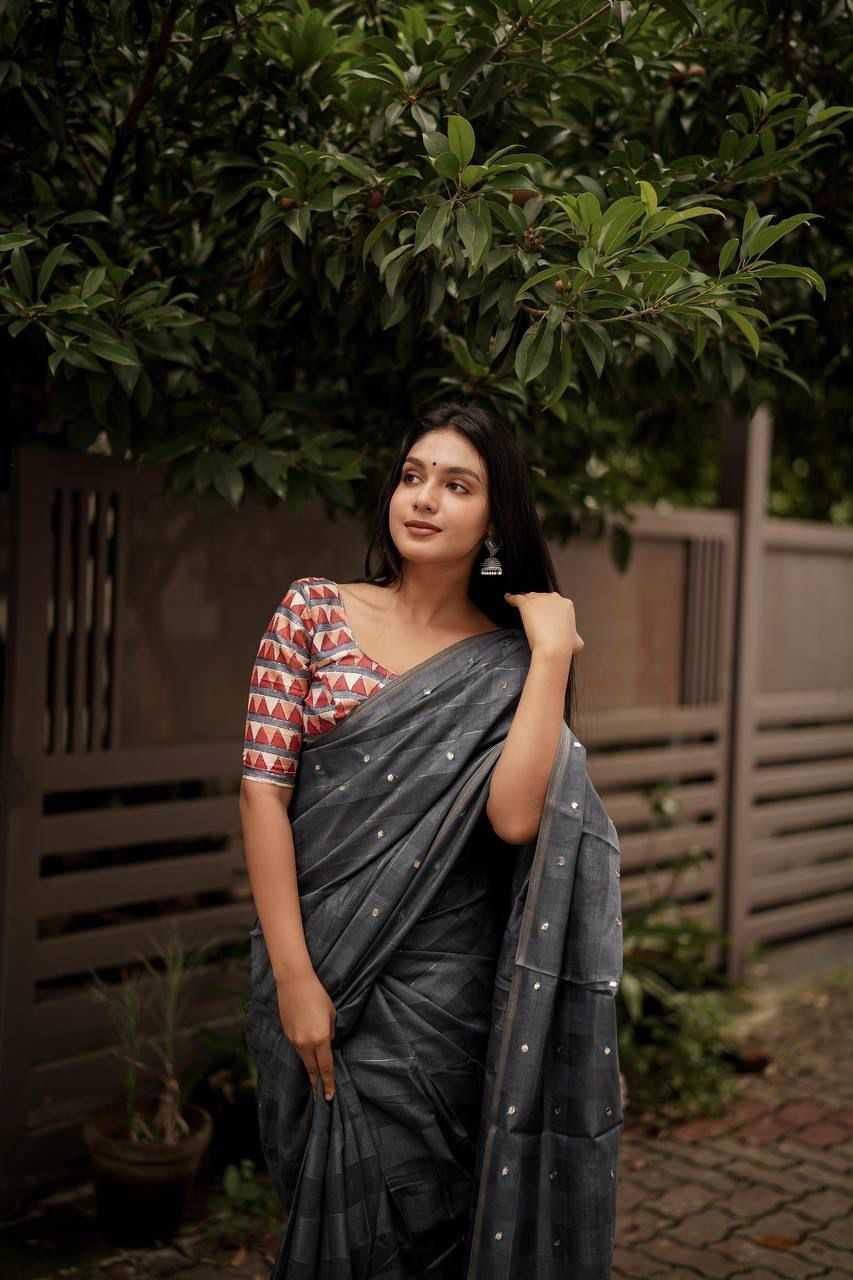  LINEN SILK SAREES