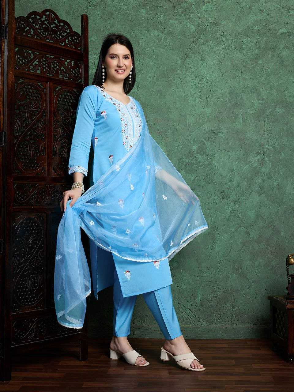 BLUE SALWAR SUIT