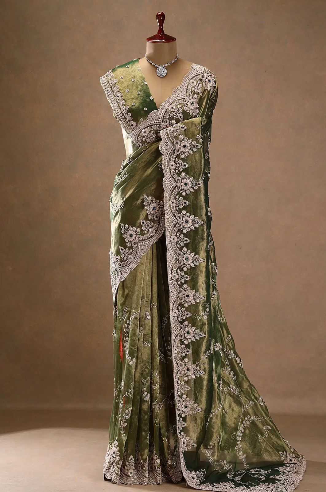 GREEN SAREES
