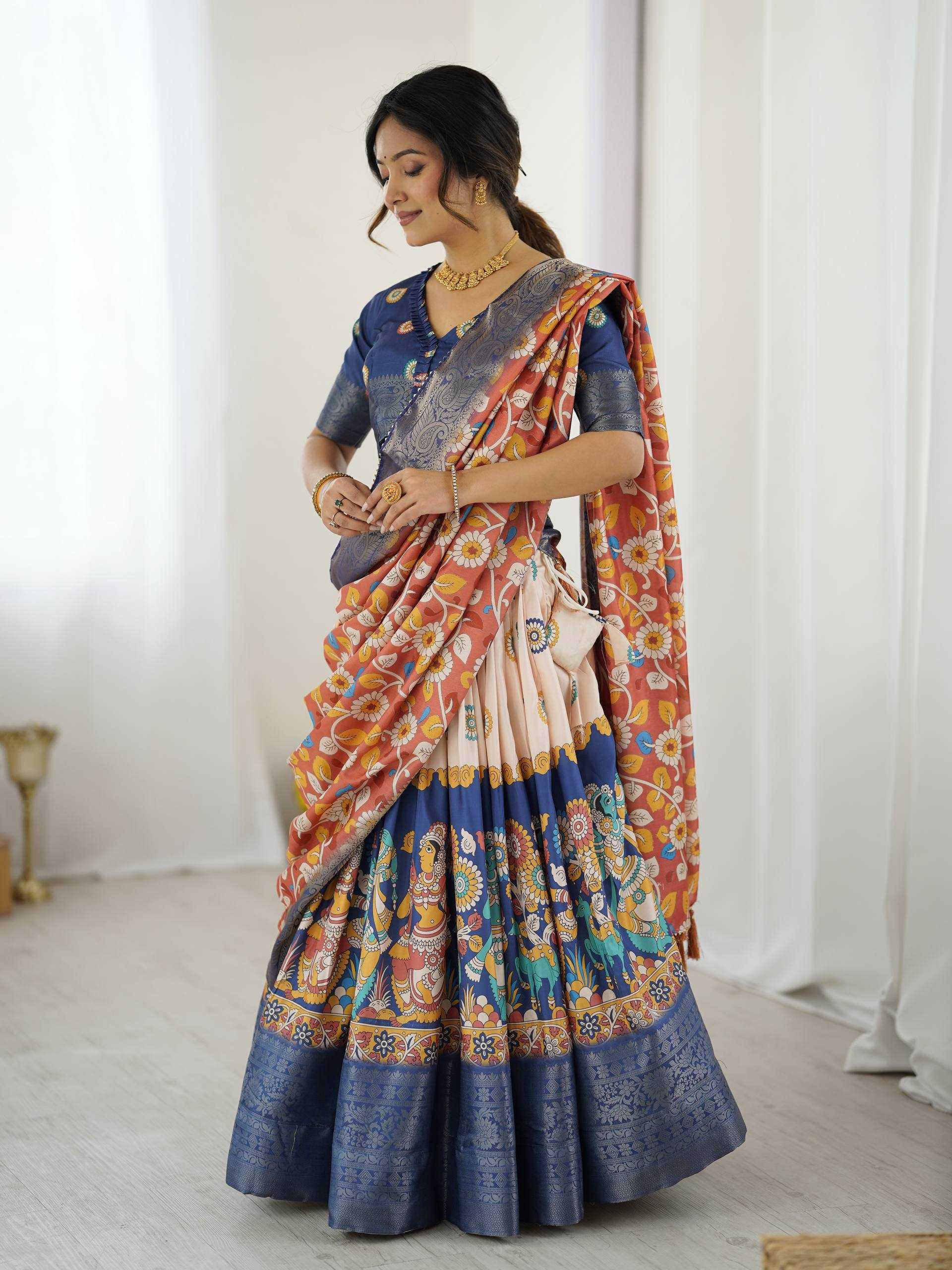 KALAMKARI LEHENGA