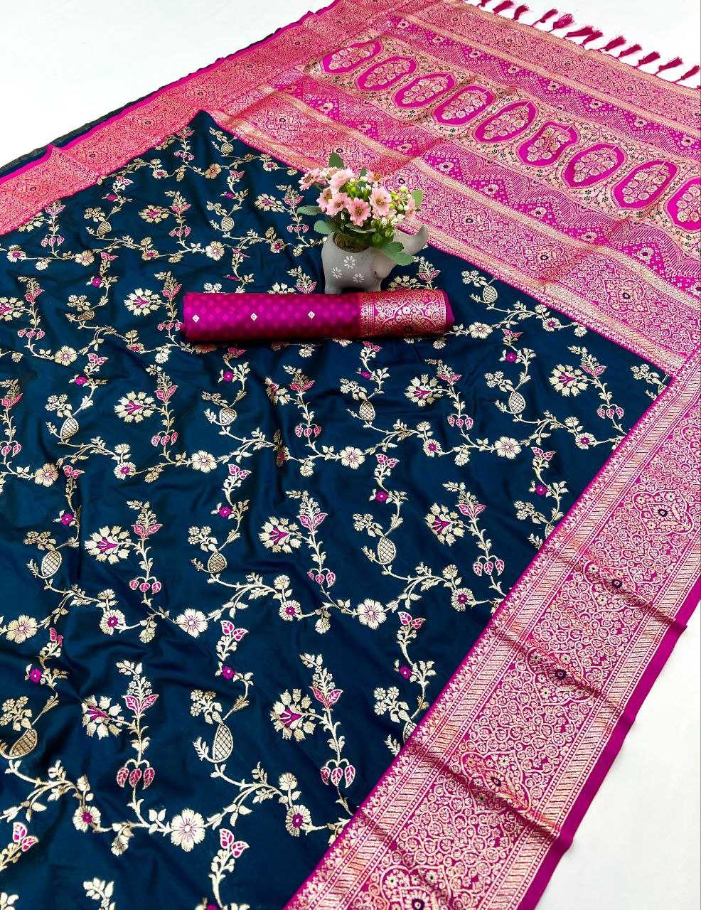  ZARI BORDER SILK SAREES