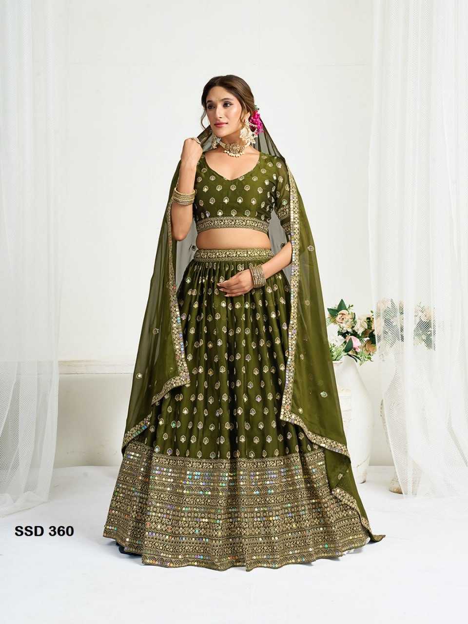 EMBROIDERED LEHENGA