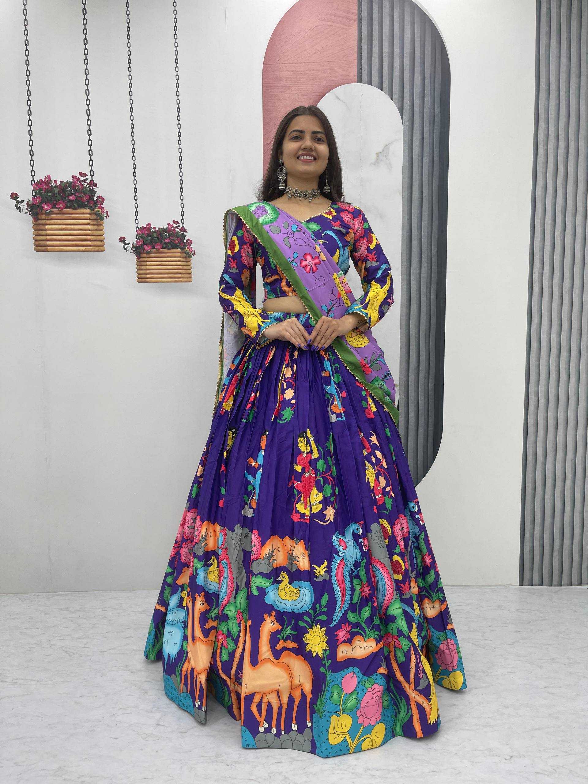 KALAMKARI LEHENGA