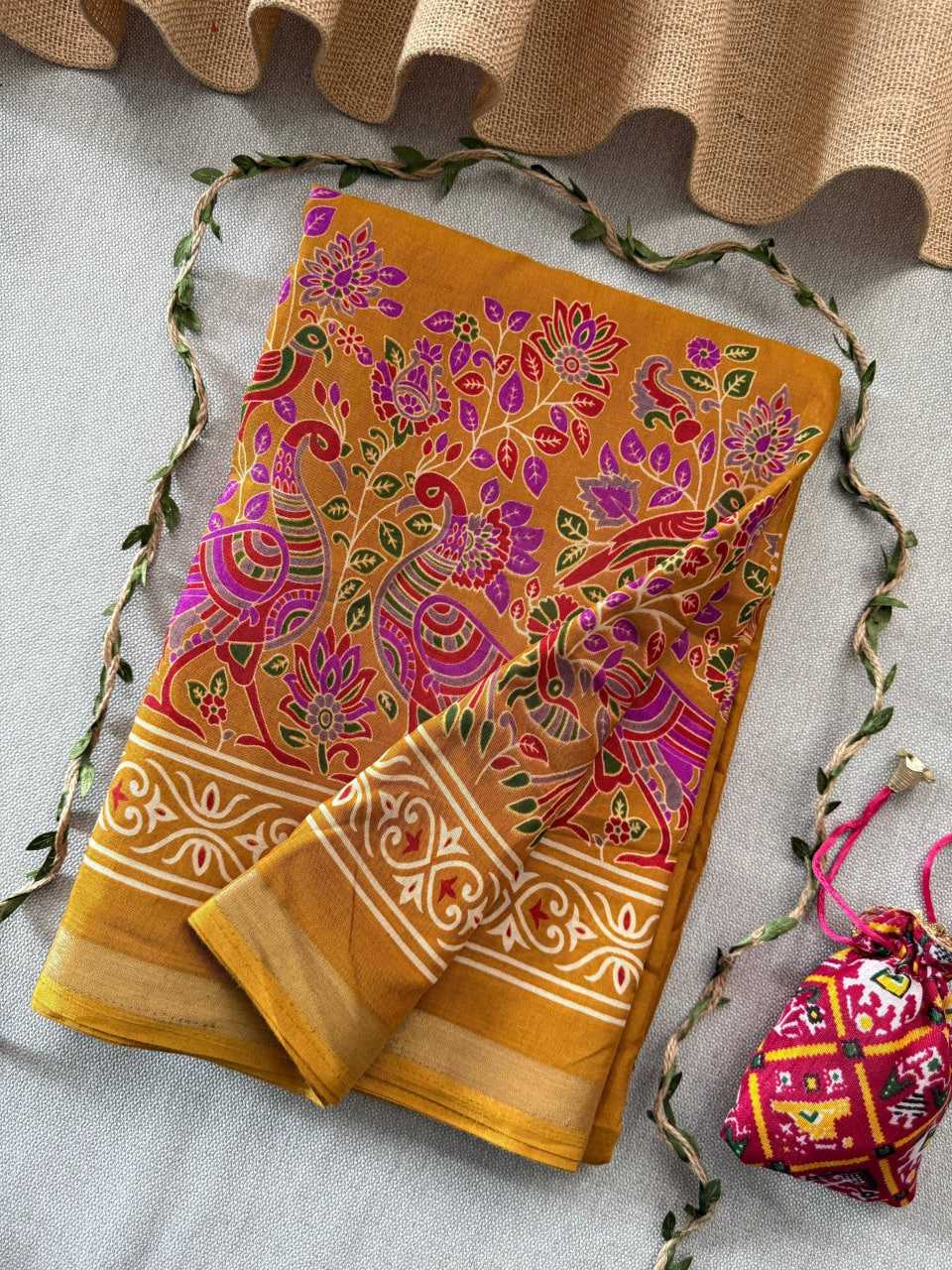 PRINTED COTTON SAREE