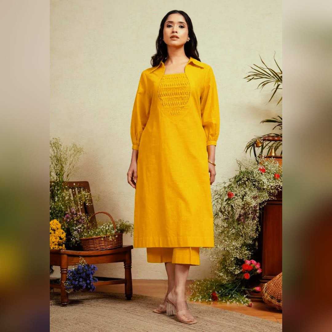 YELLOW KURTIS