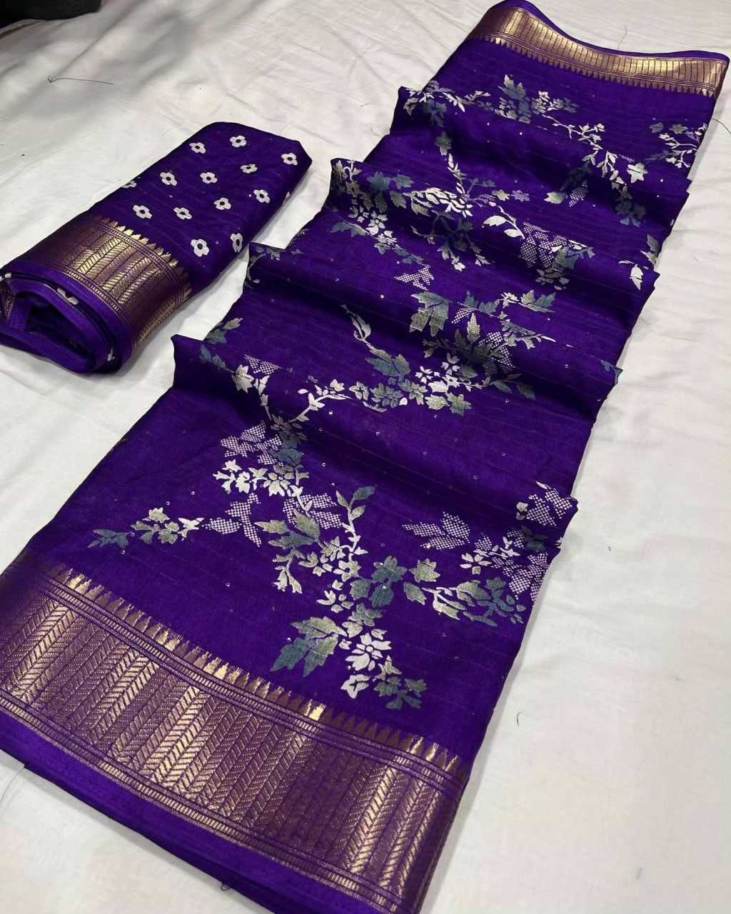 PRINTED SILK SAREE