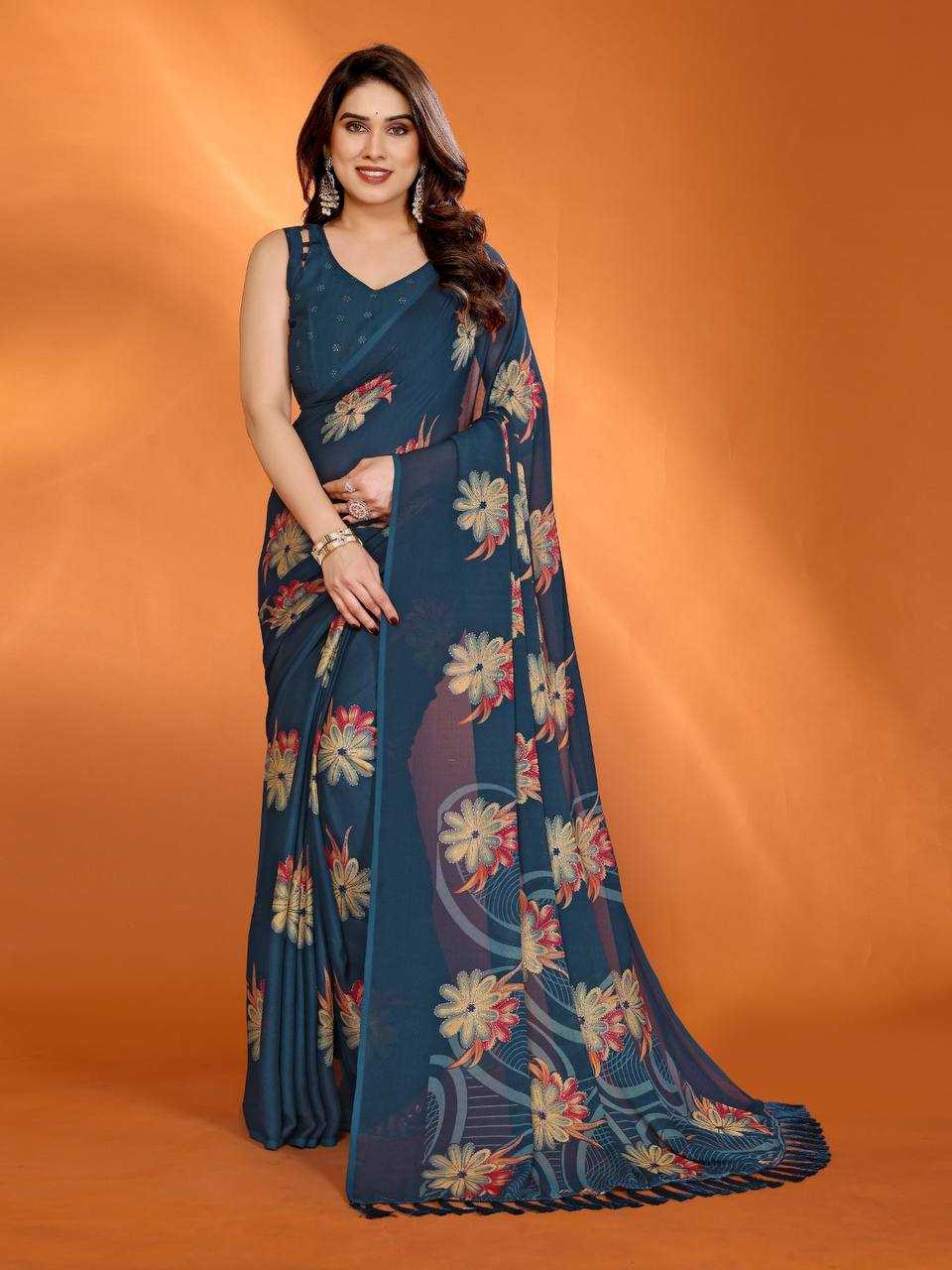  ZARI BORDER SILK SAREES