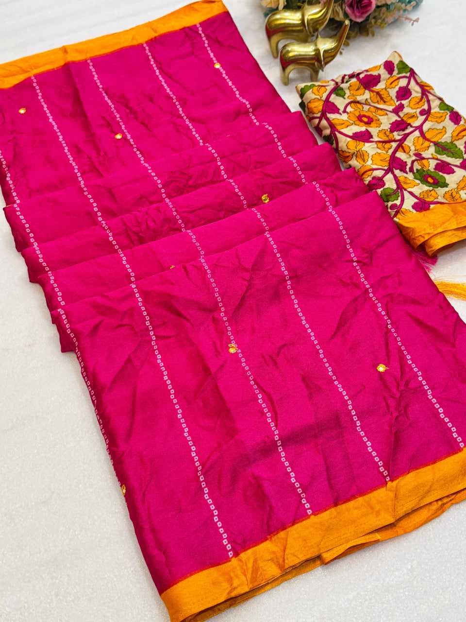 MIRROR WORK SAREE