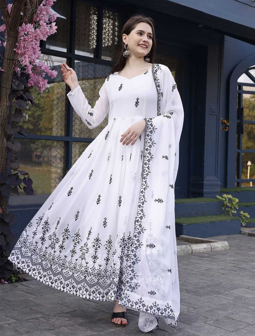 EMBROIDERED GOWN