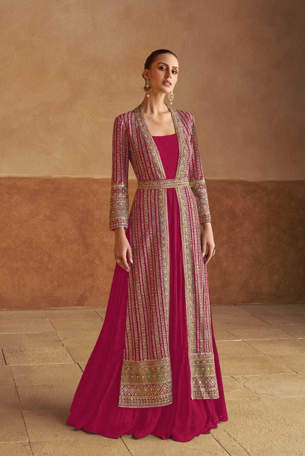 INDO-WESTERN GOWN WITH JACKET