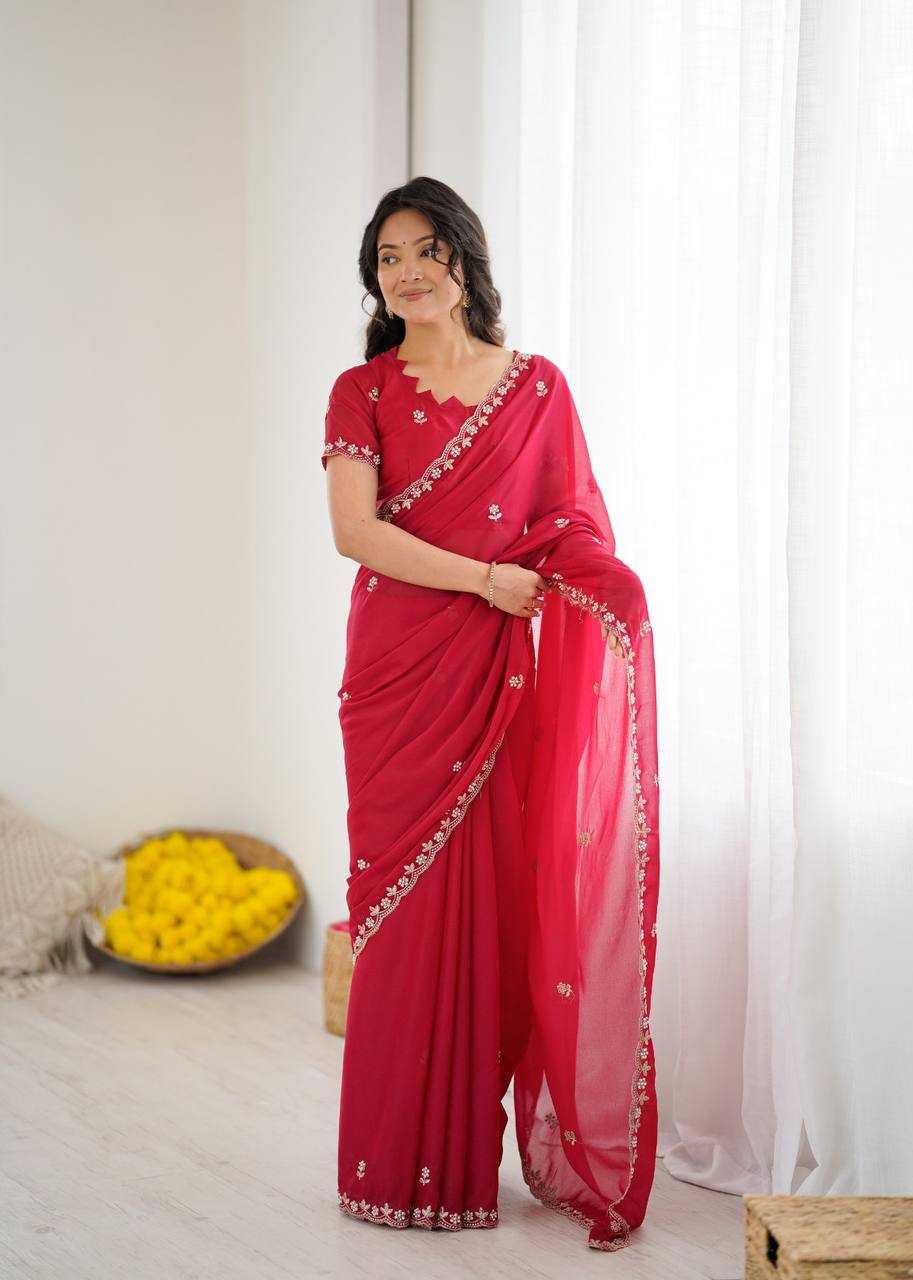 EMBROIDERED SILK SAREES