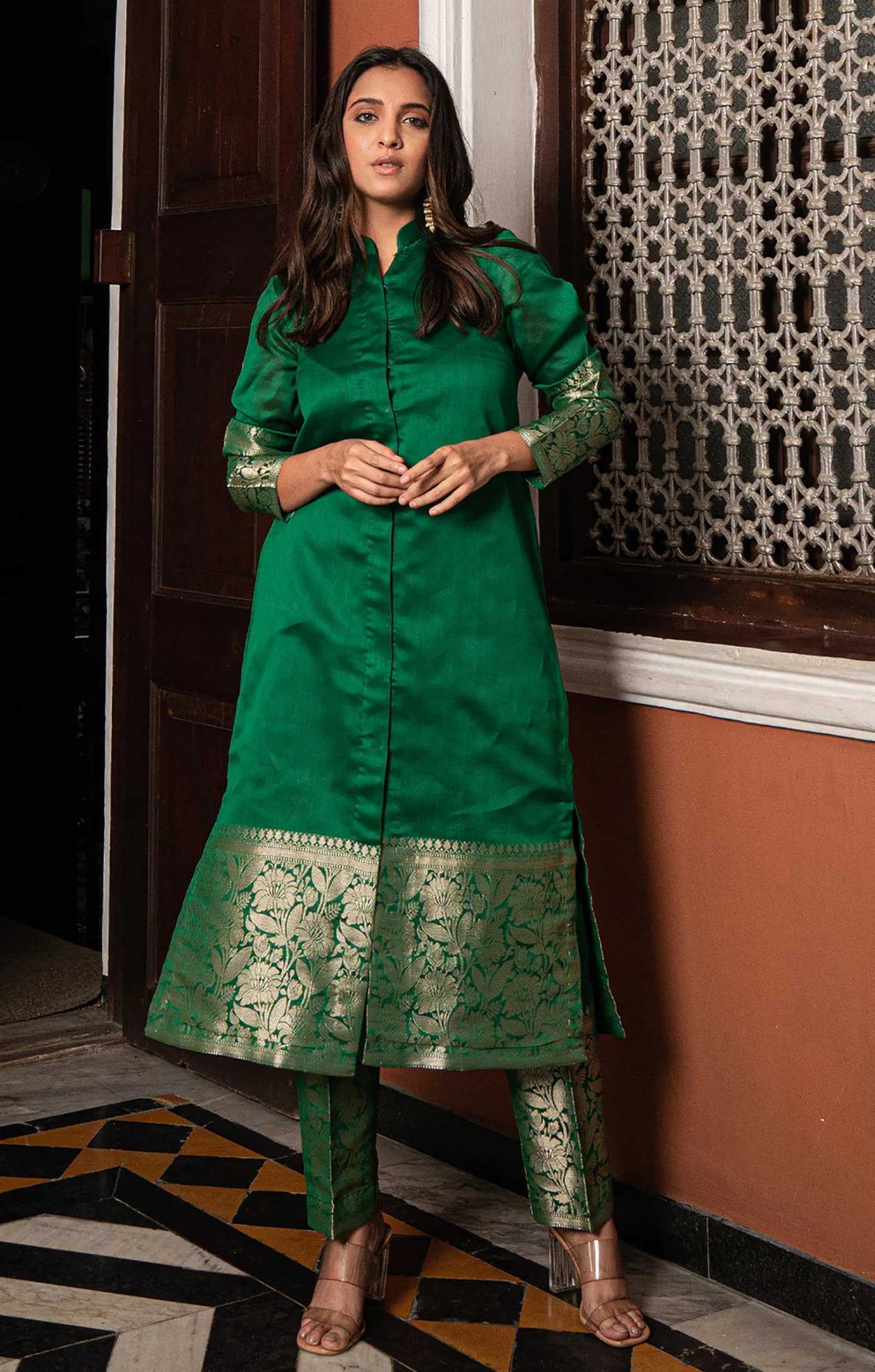 GREEN SALWAR SUIT