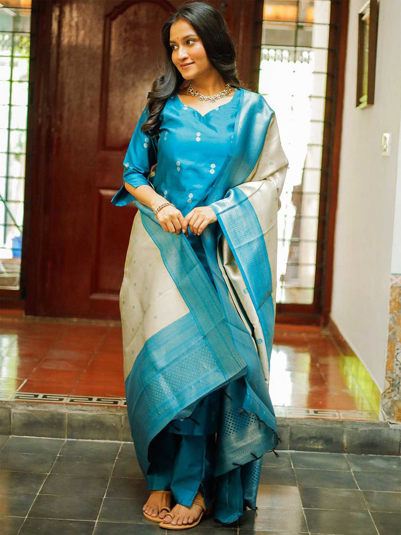 BLUE SALWAR SUIT