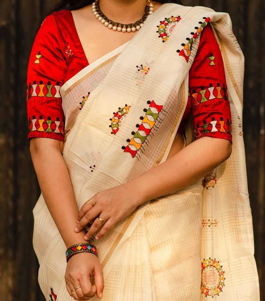 ZARI BORDER SAREES