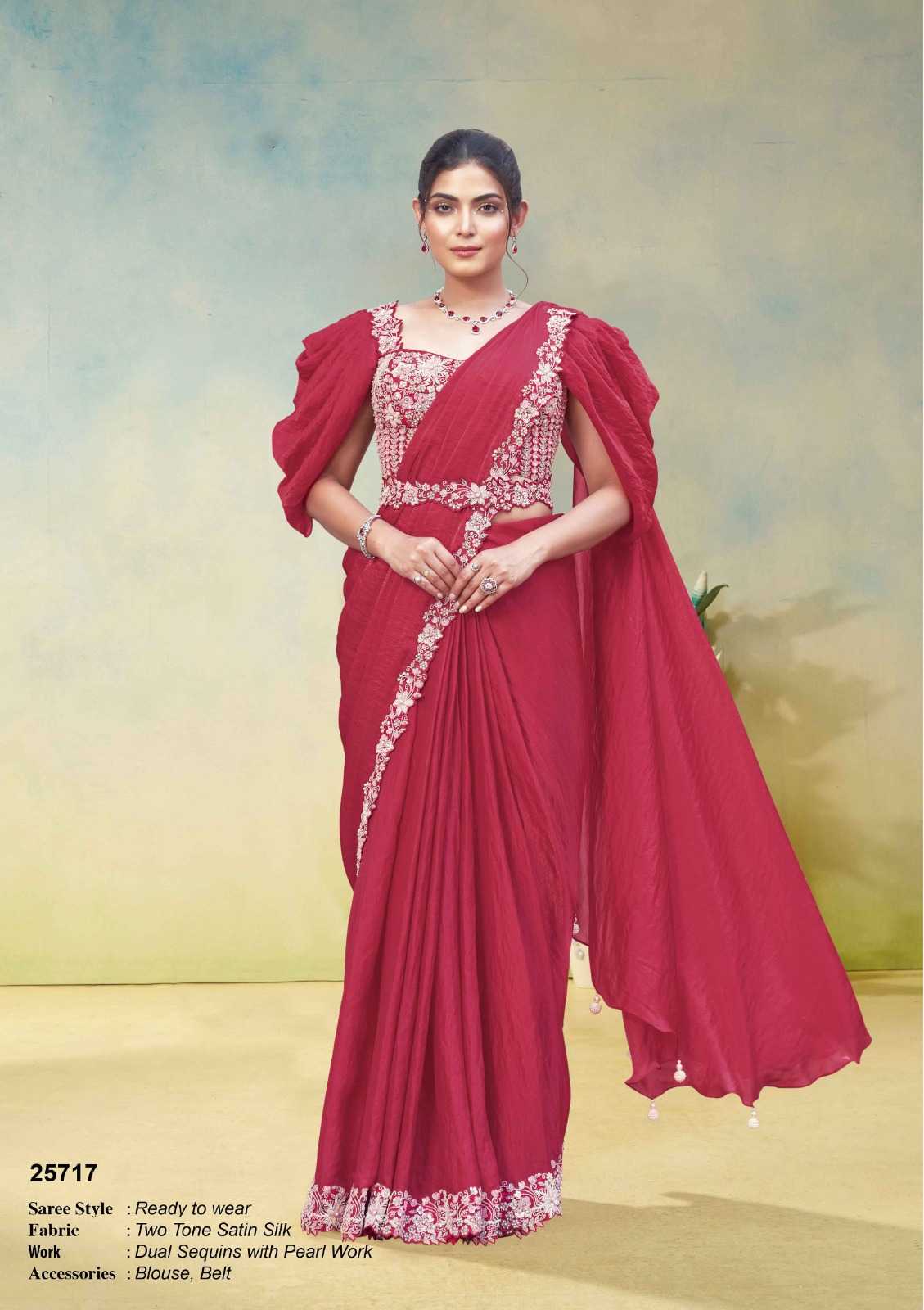 EMBROIDERED SILK SAREES