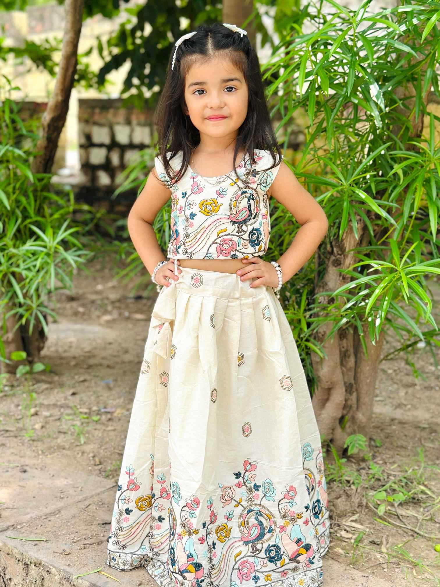 KIDS SILK DRESS