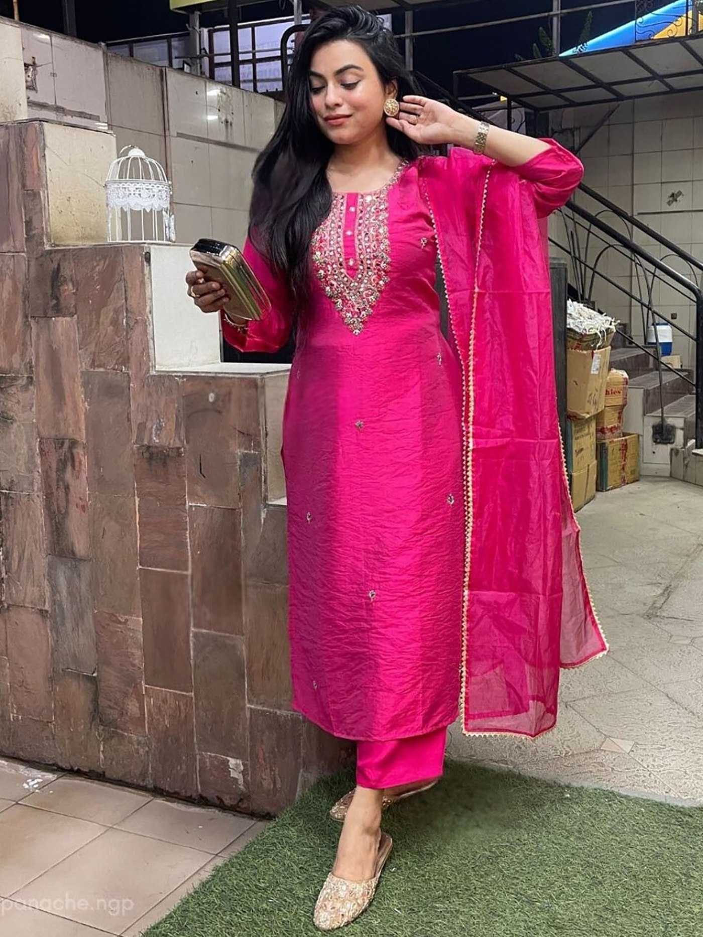 PINK SALWAR SUIT