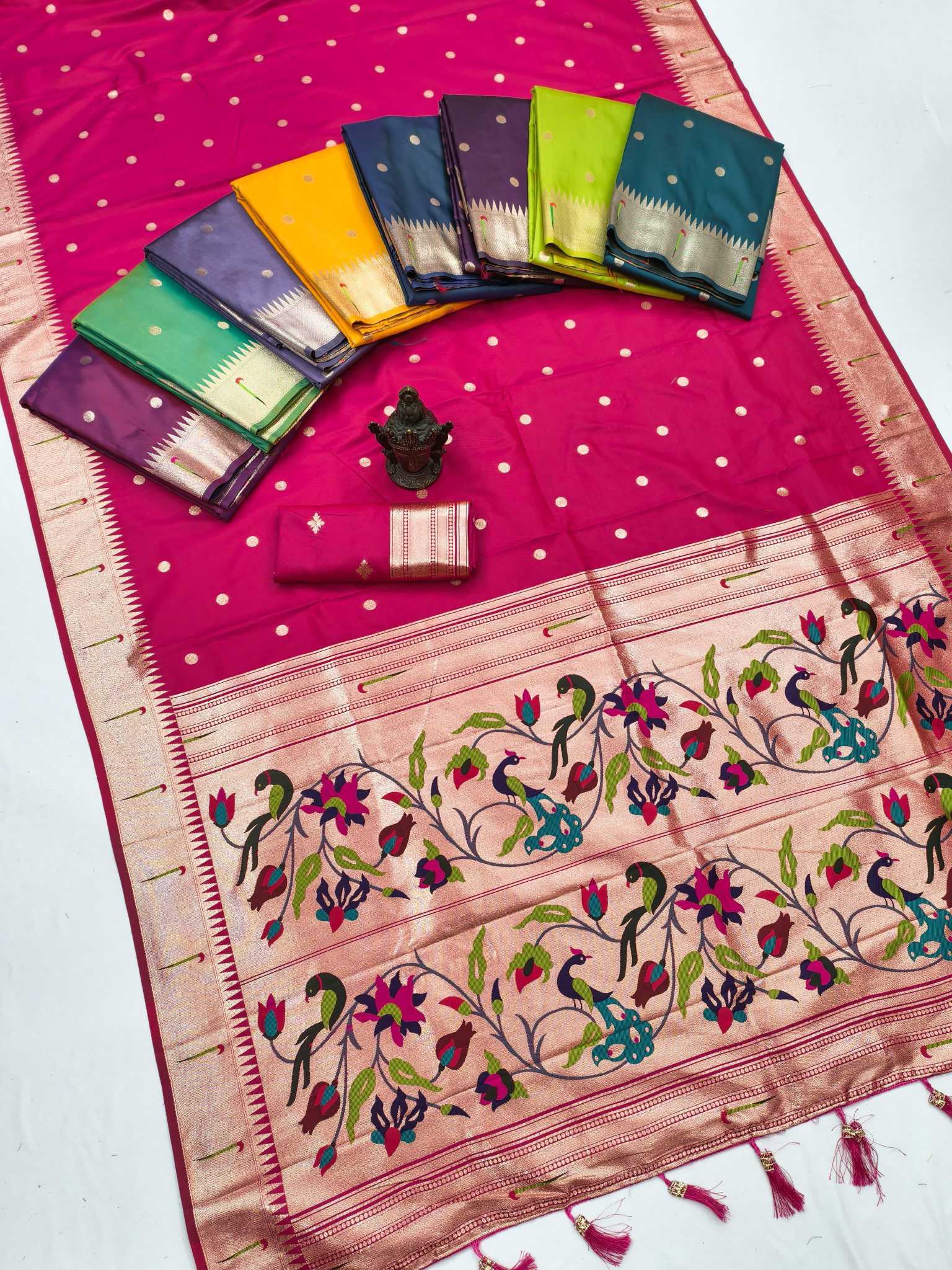  ZARI BORDER SILK SAREES