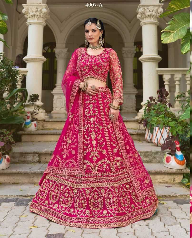 NET LEHENGA CHOLI