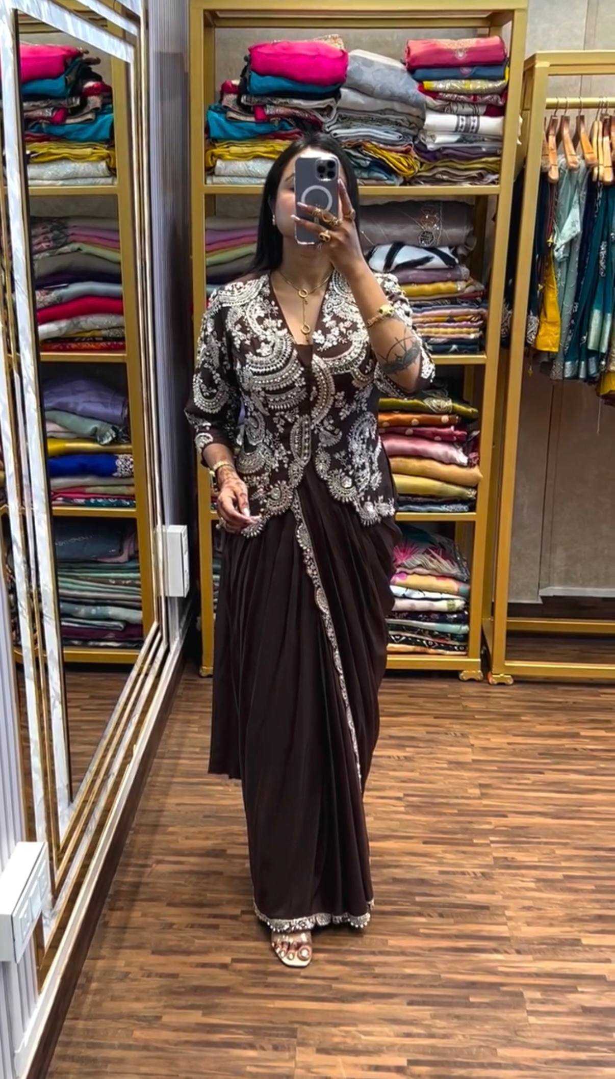 PRE DRAPED SAREE