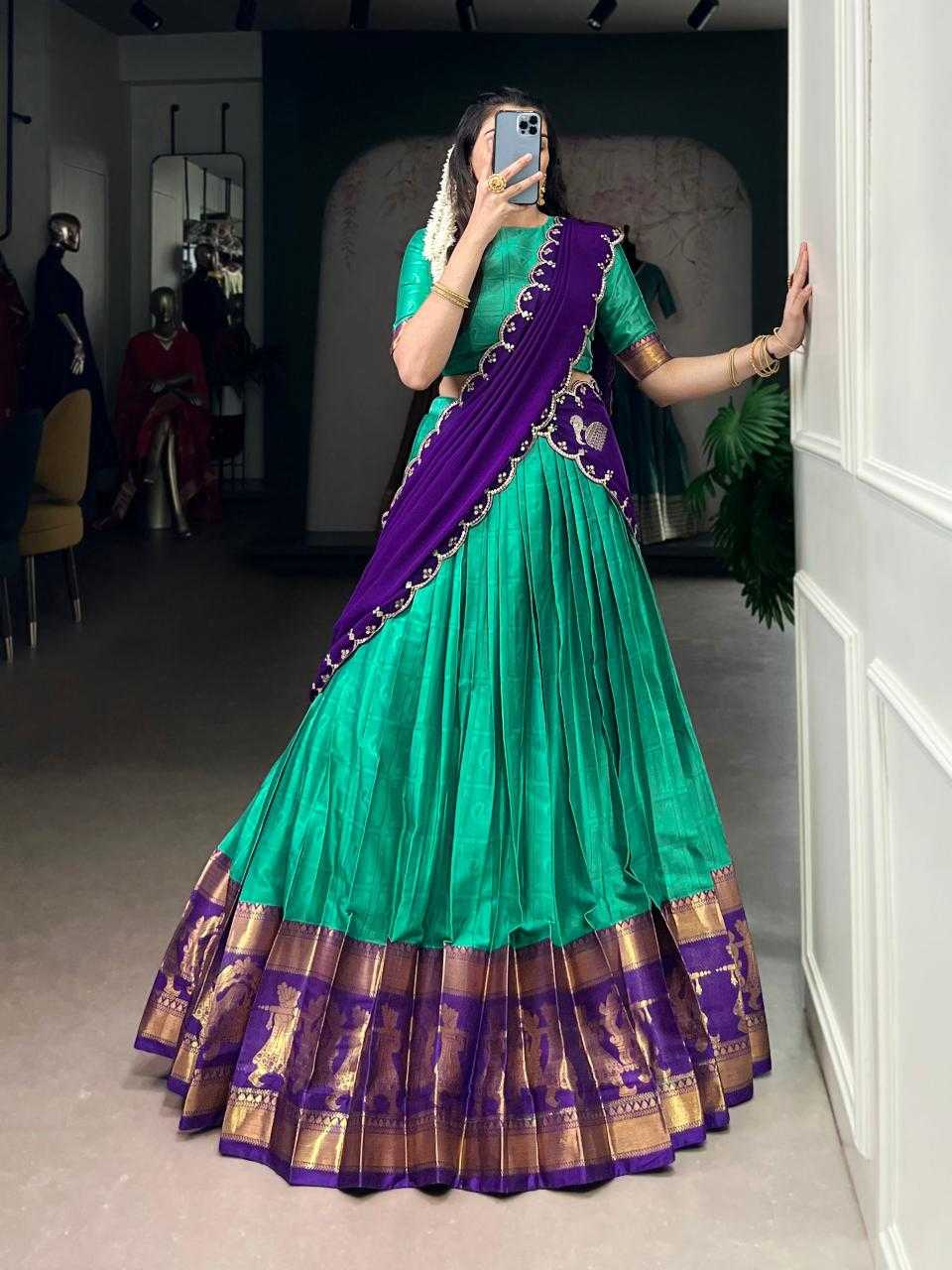  ZARI WORK LEHENGA
