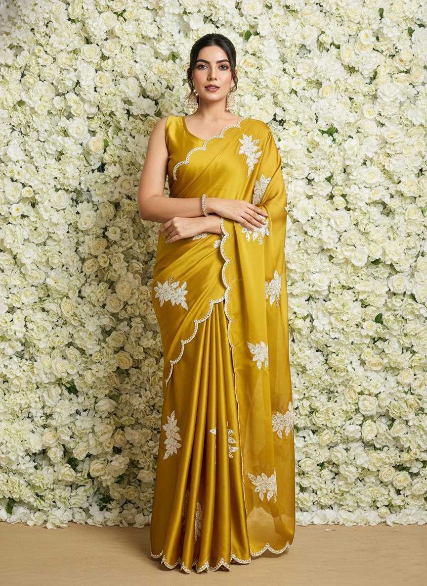 EMBROIDERED SILK SAREES