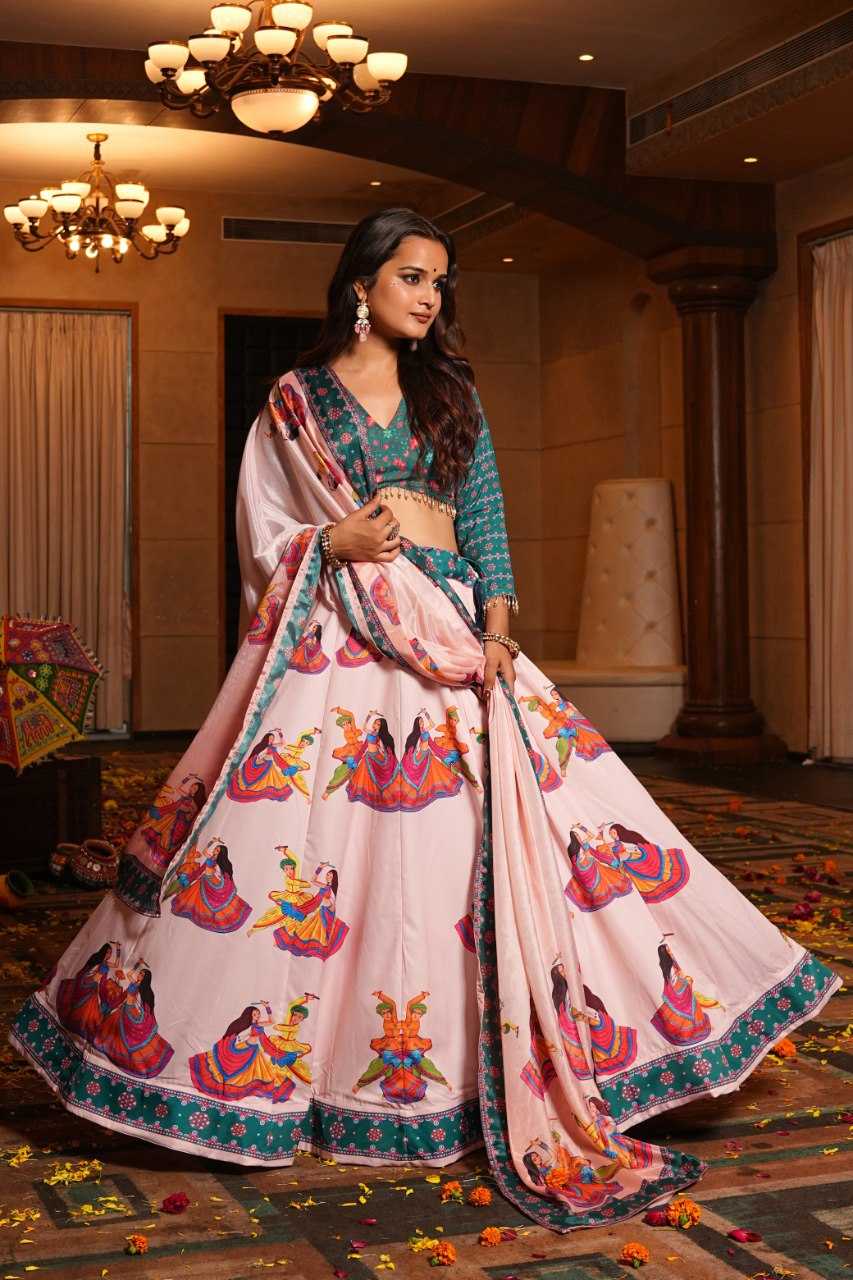 PEACH LEHENGA