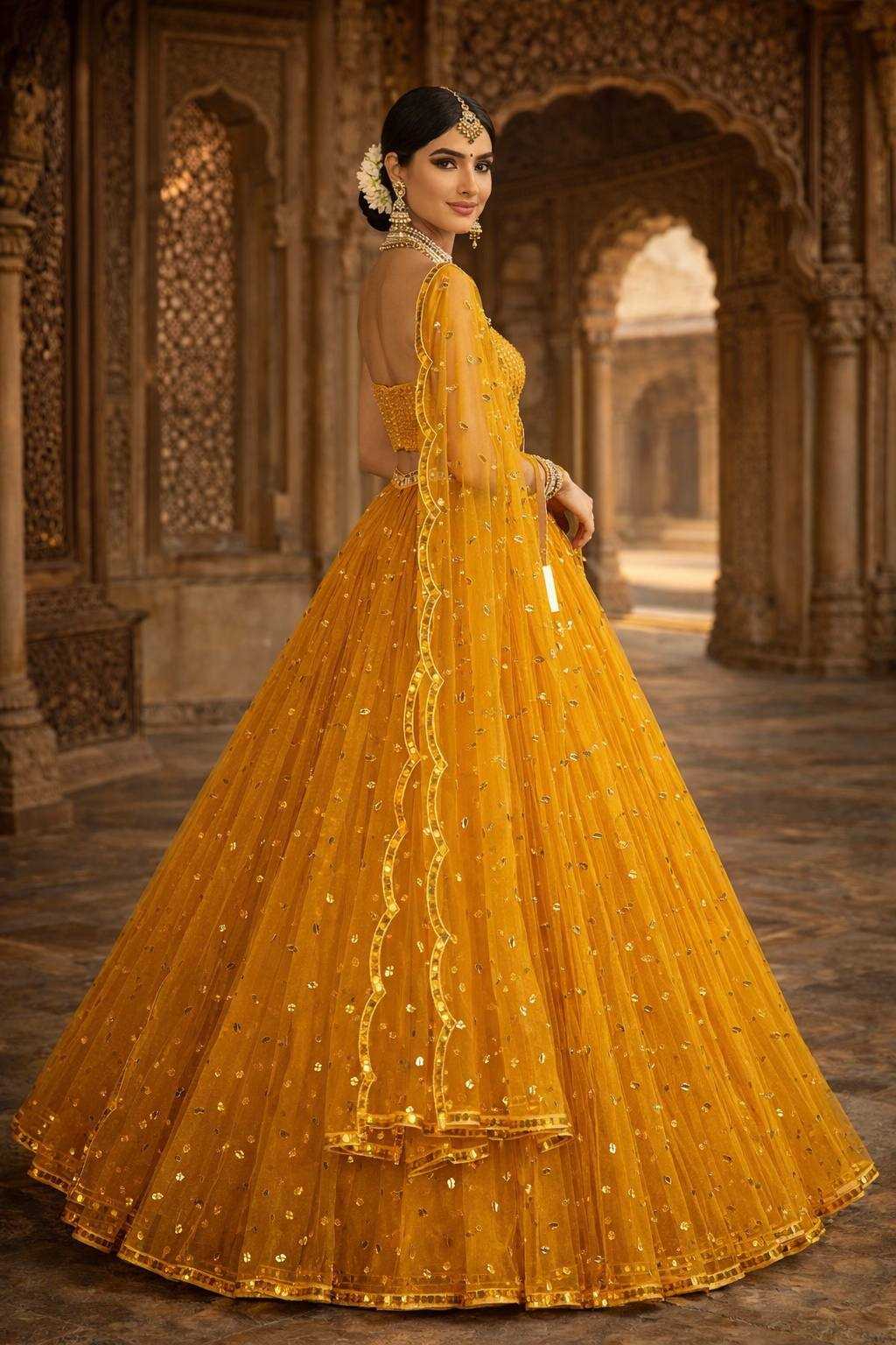 NET FANCY LEHENGA