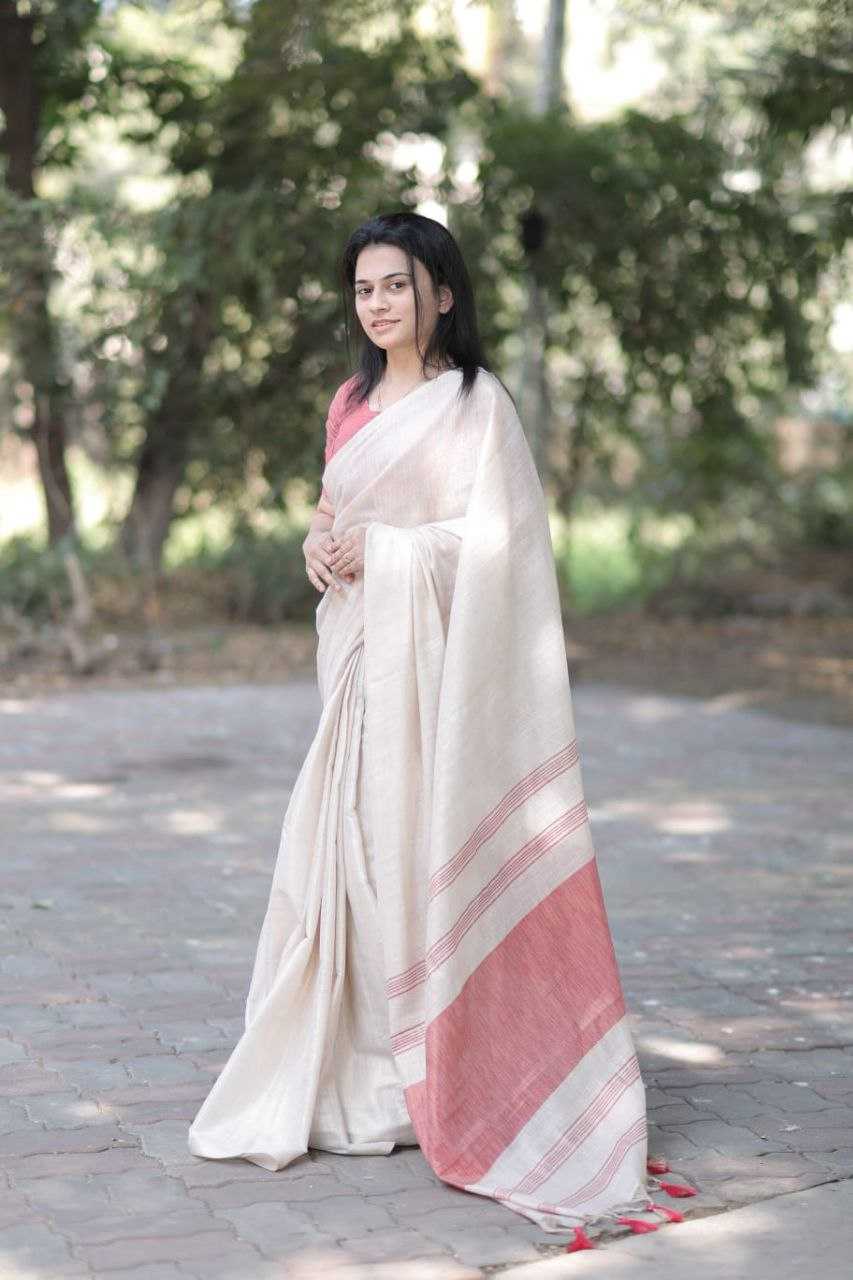  LINEN SILK SAREES