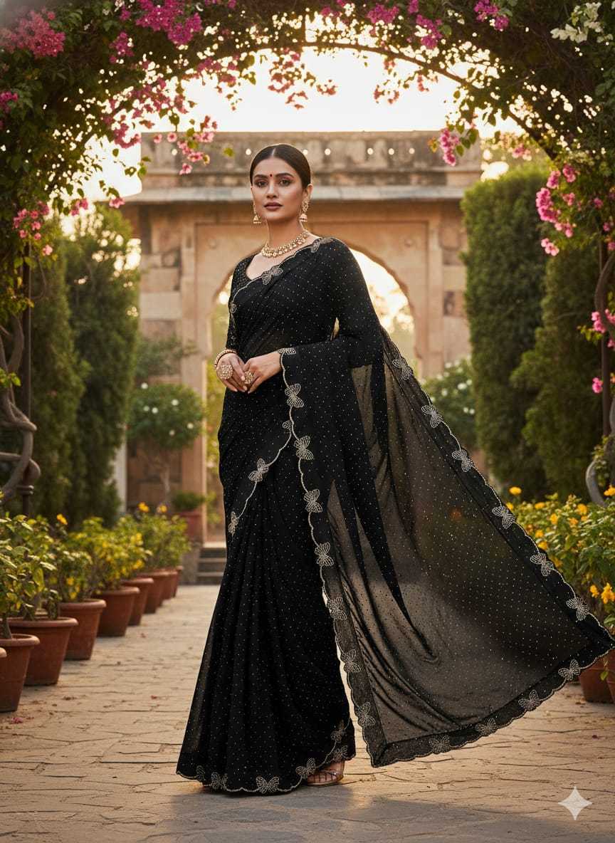 BLACK SAREES