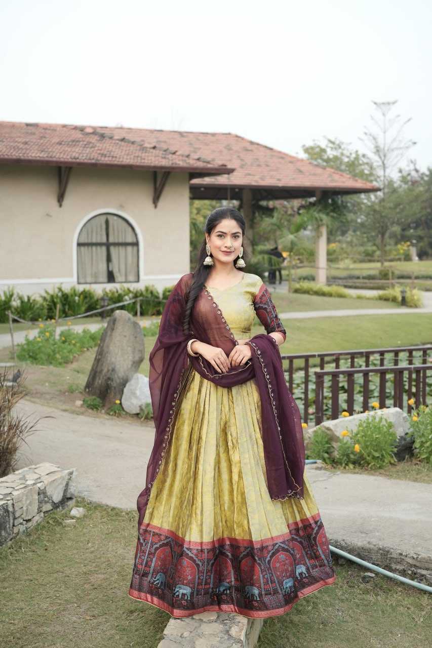 KALAMKARI LEHENGA