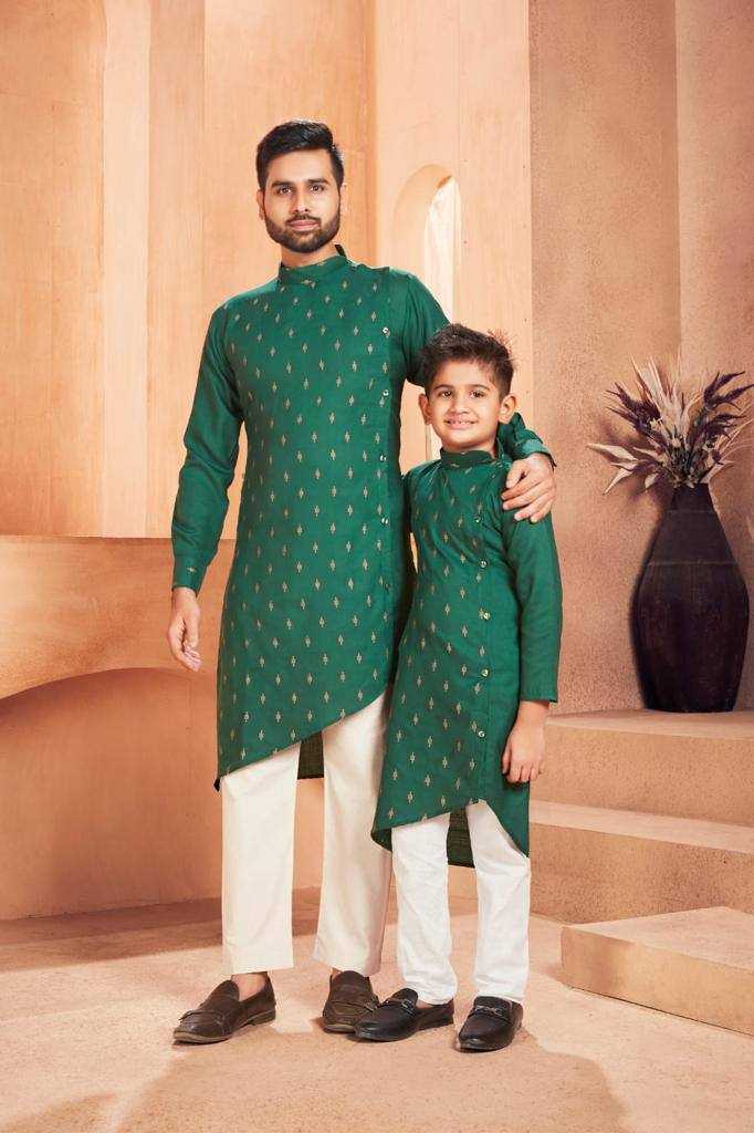 YNF COTTON KSB 106 MENS WEAR WHOLESALE FATHER SON COMBO WEARS MANUFACTURER   