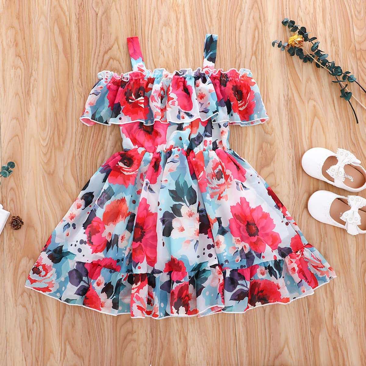 YNF CREPE RPVR FROCK KIDS WEAR WHOLESALE KIDS FROCKS EMANUFACTURER