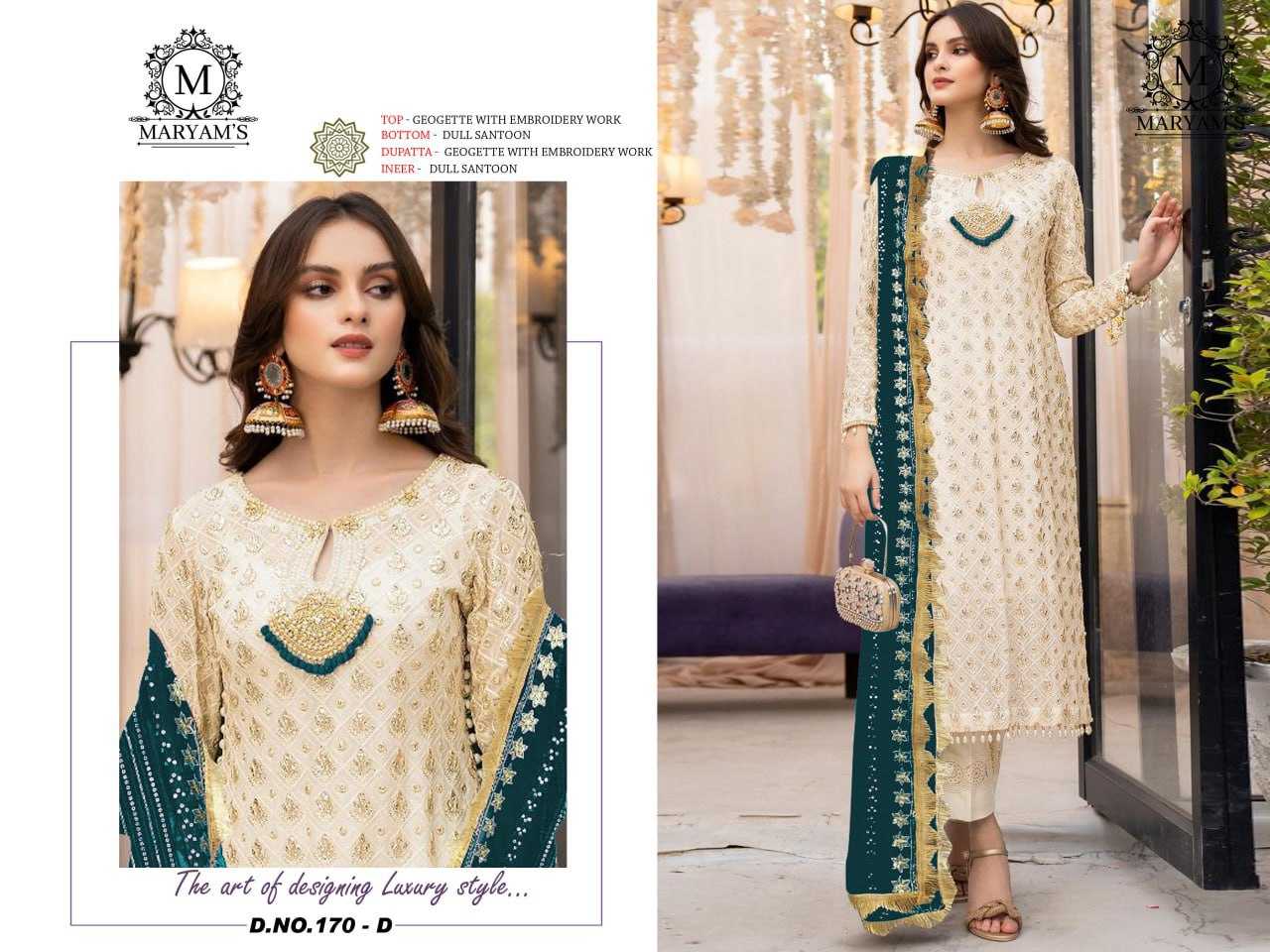 YNF FAUX GEORGETTE KAL 170 SUITS & DRESSES WHOLESALE UNSTITCHED SUITS EMANUFACTURER